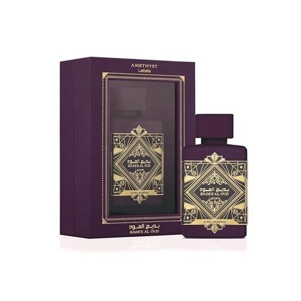 Lattafa Bade'e Al Oud Amethyst Eau de Parfum Spray 100ml - Fragrance London