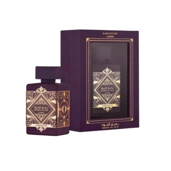Lattafa Bade'e Al Oud Amethyst Eau de Parfum Spray 100ml - Fragrance London