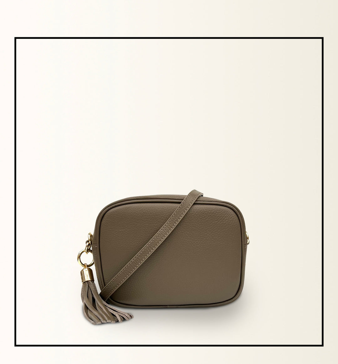 Apatchy London The Tassel Leather Crossbody Bag