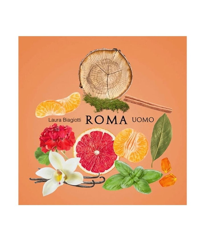 Laura Biagiotti Roma Uomo Eau de Toilette Spray 40ml - Fragrance London