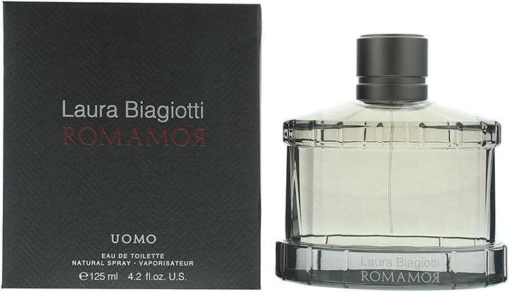 Laura Biagiotti Romamor Uomo Eau De Toilette Spray 125ml - Fragrance London