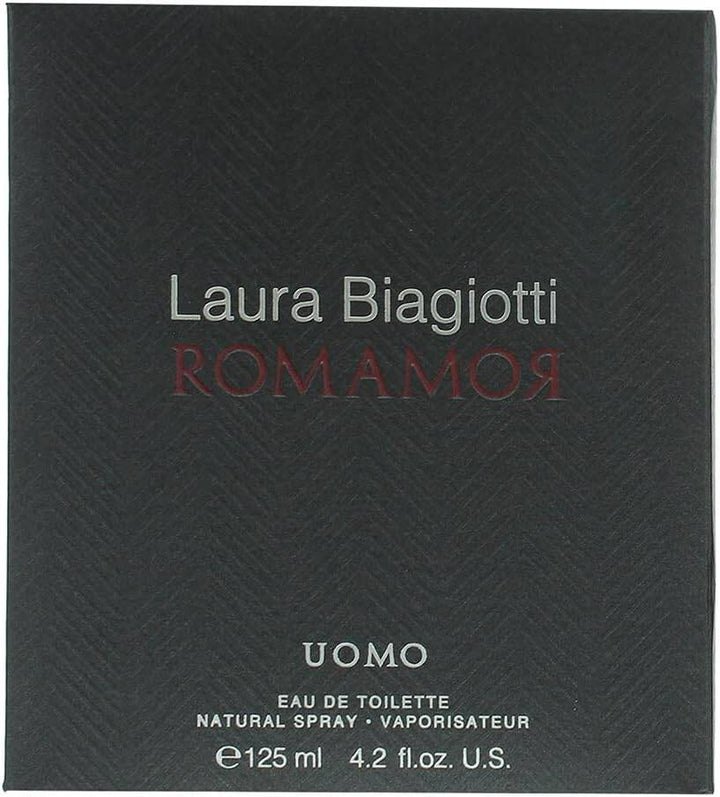 Laura Biagiotti Romamor Uomo Eau De Toilette Spray 125ml - Fragrance London