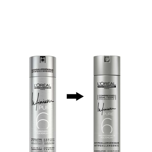 L'Oréal Professionnel Infinium Pure Strong Hold Hairspray 300ml - Fragrance London