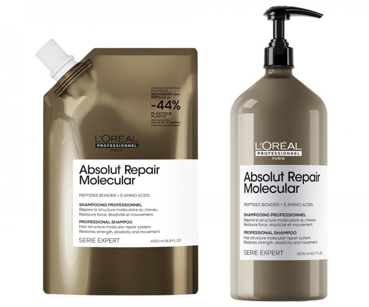 L'Oréal Professionnel Serie Expert Absolut Repair Molecular Shampoo Refill 1000ml - Fragrance London