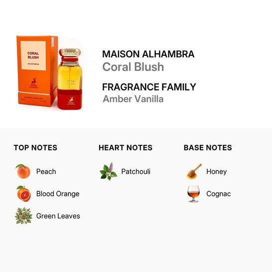 Maison Alhambra Bright Peach Eau De Parfum Spray 80ml - Fragrance London