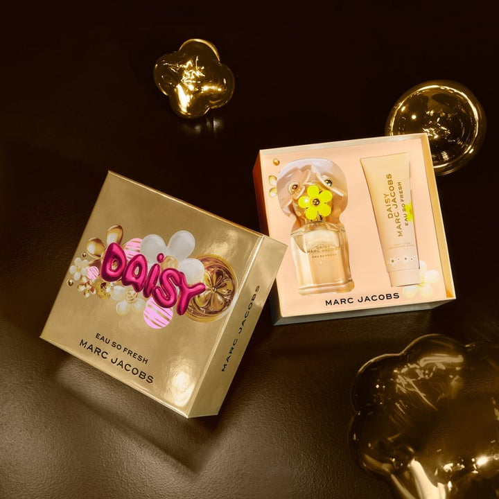 Marc Jacobs Daisy Eau So Fresh Gift Set (Eau De Toilette 75ml + Body Lotion 75ml) - Fragrance London