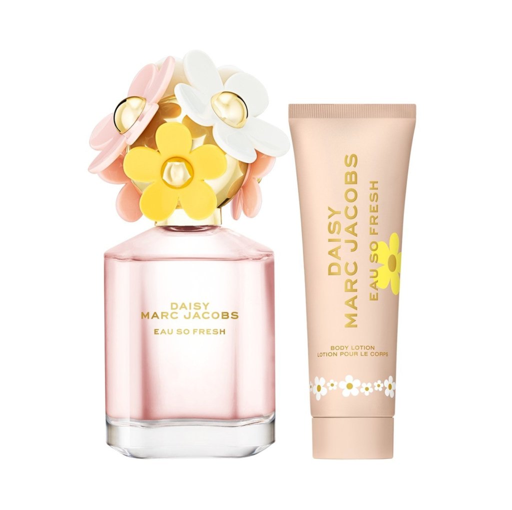 Marc Jacobs Daisy Eau So Fresh Gift Set (Eau De Toilette 75ml + Body Lotion 75ml) - Fragrance London