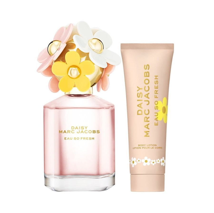 Marc Jacobs Daisy Eau So Fresh Gift Set (Eau De Toilette 75ml + Body Lotion 75ml) - Fragrance London