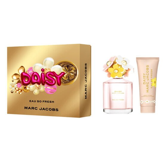 Marc Jacobs Daisy Eau So Fresh Gift Set (Eau De Toilette 75ml + Body Lotion 75ml) - Fragrance London
