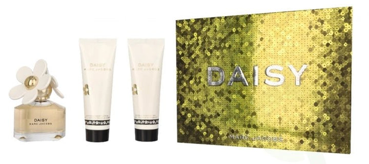Marc Jacobs Daisy Gift Set (Eau De Toilette Spray 50ml + Body Lotion 75ml + Shower Gel 75ml) - Fragrance London