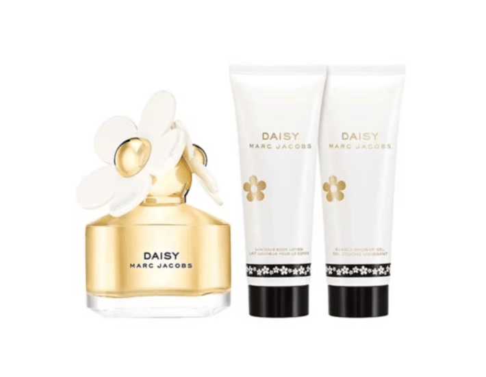 Marc Jacobs Daisy Gift Set (Eau De Toilette Spray 50ml + Body Lotion 75ml + Shower Gel 75ml) - Fragrance London