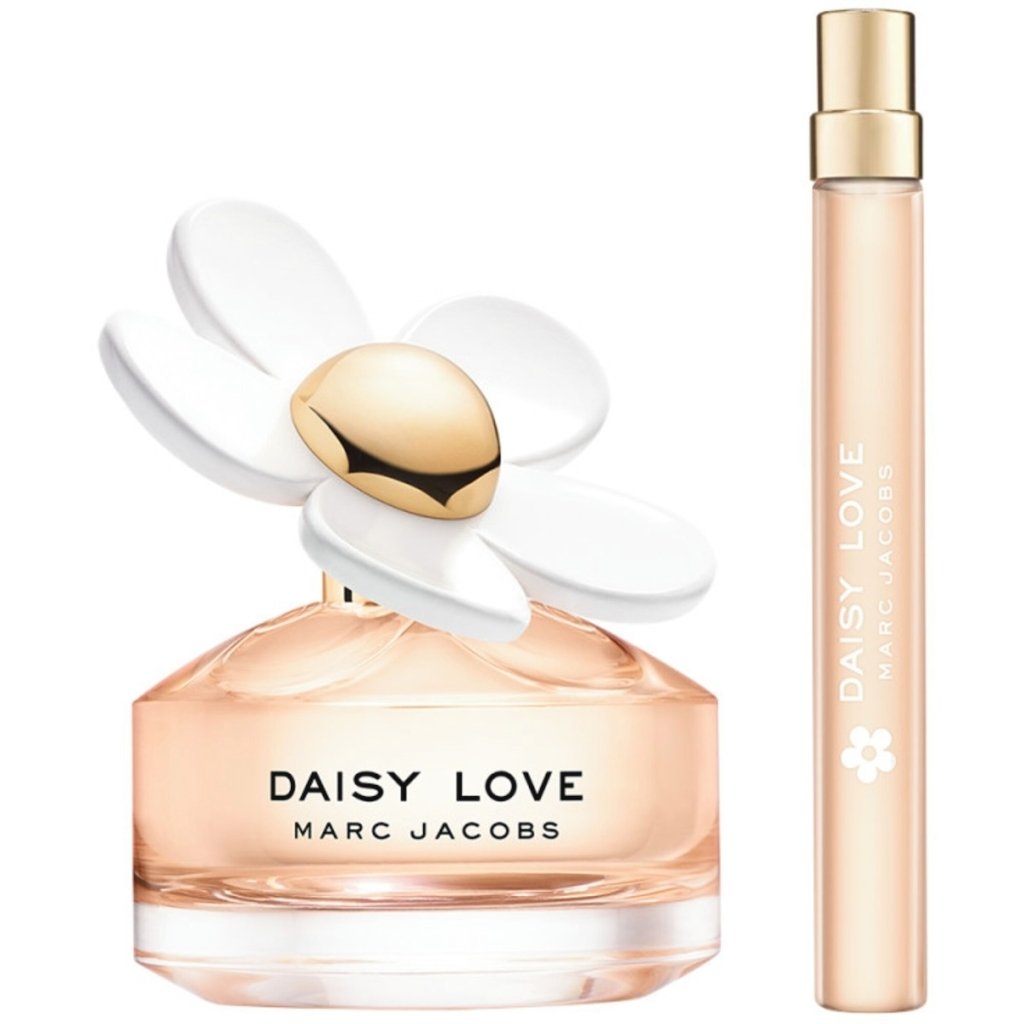 Marc Jacobs Daisy Love Gift Set (Eau De Toilette Spray 50ml + Eau De Toilette Spray 10ml) - Fragrance London