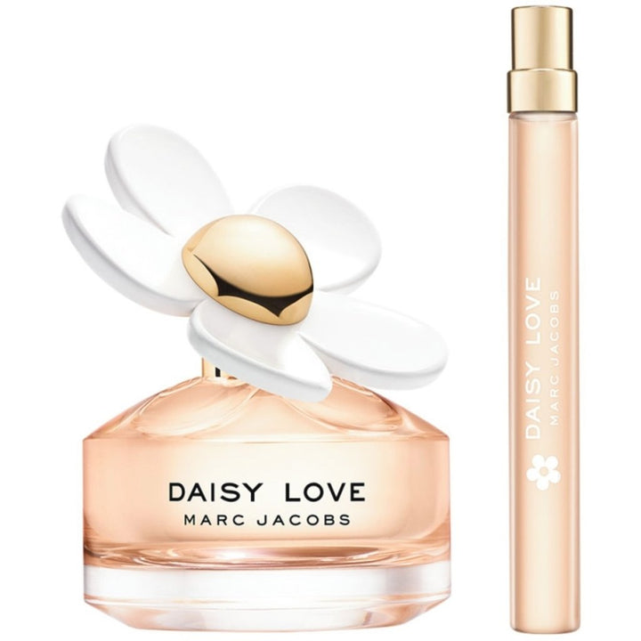 Marc Jacobs Daisy Love Gift Set (Eau De Toilette Spray 50ml + Eau De Toilette Spray 10ml) - Fragrance London