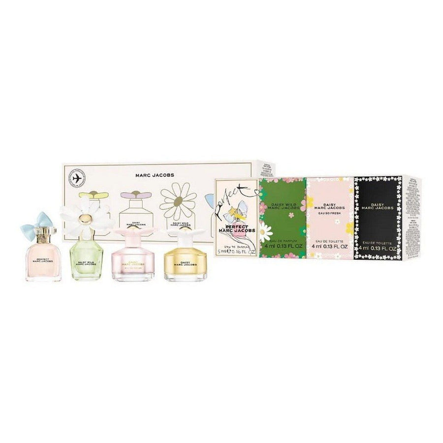 Marc Jacobs Miniature Gift Set (Daisy EDT 4ml + Fresh EDT 4ml + Wild EDP 4ml + Perfect EDP 5ml) - Fragrance London
