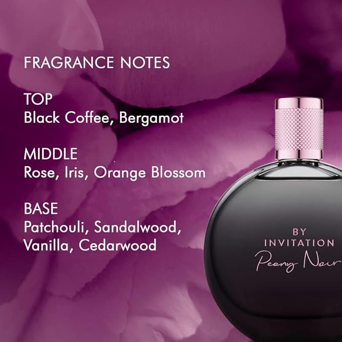 Michael Buble By Invitation Peony Noir Eau De Parfum Spray 100ml - Fragrance London