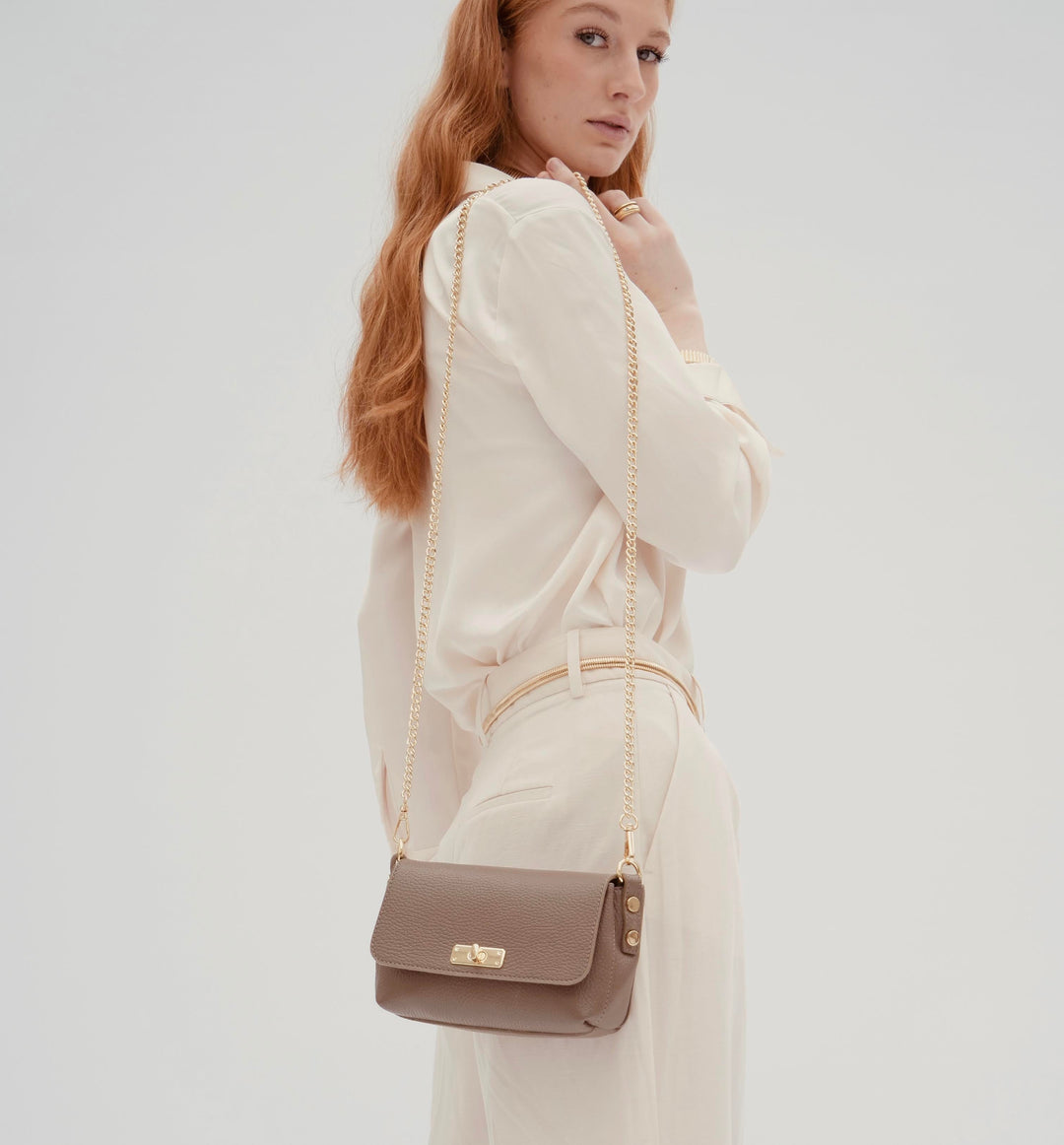 Apatchy London Slim Flat Crossbody Chain Strap