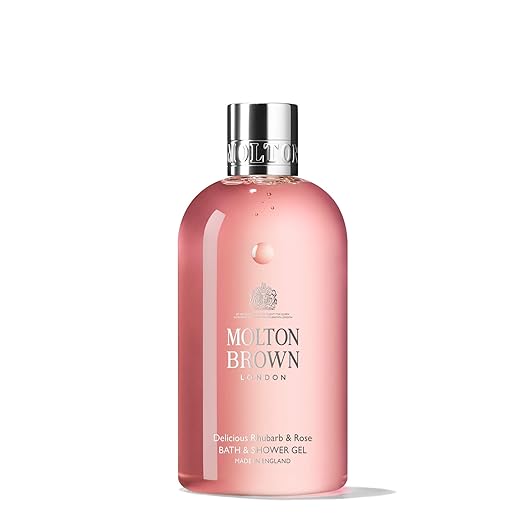 Molton Brown Delicious Rhubarb & Rose Bath & Shower Gel 300ml - Fragrance London