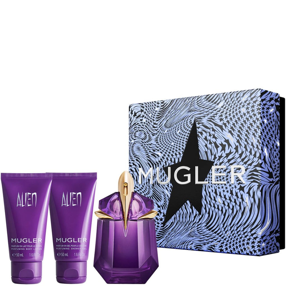 Mugler Alien Gift set (30 ml EDP +50ML Body Lotion +50ml Shower Gel ) - Fragrance London