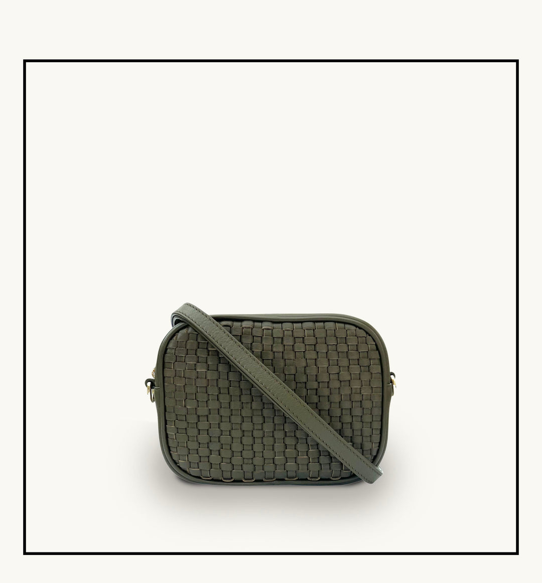 Apatchy London The Penelope Woven Leather Camera Bag