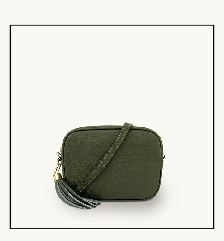 Apatchy London The Tassel Leather Crossbody Bag