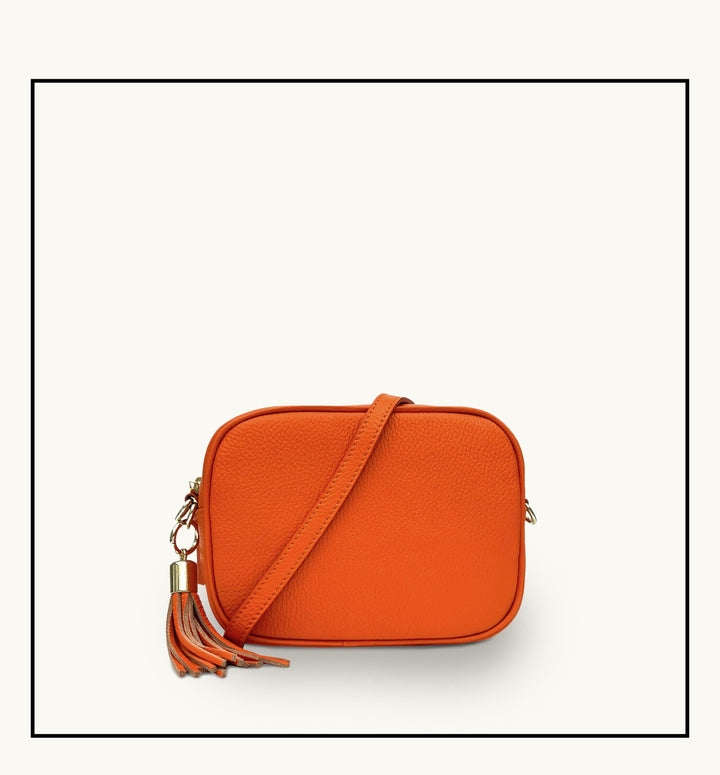 Apatchy London The Tassel Leather Crossbody Bag