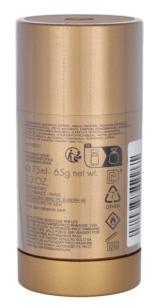 Paco Rabanne 1 Million Deodorant Stick 75ml - Fragrance London