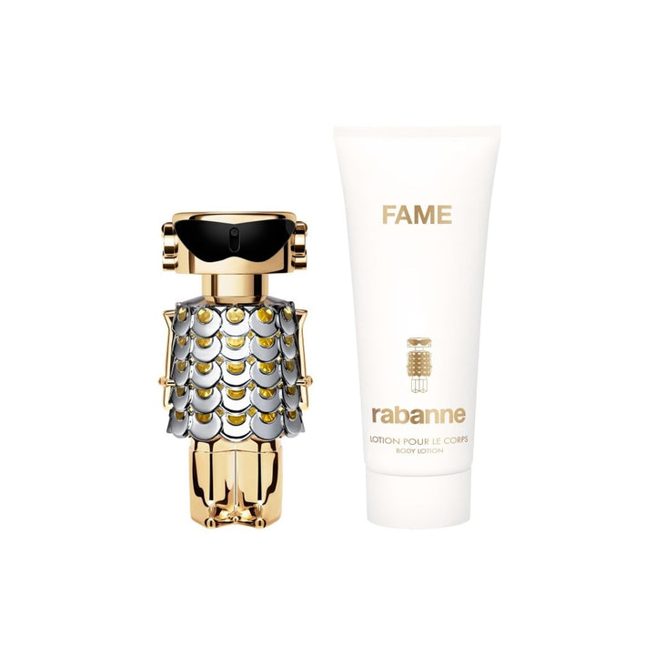 Paco Rabanne Fame Gift Set (Eau De Parfum Spray 50ml + Body Lotion 100ml) - Fragrance London
