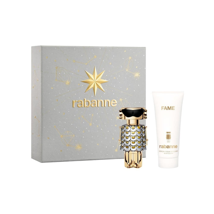 Paco Rabanne Fame Gift Set (Eau De Parfum Spray 50ml + Body Lotion 100ml) - Fragrance London