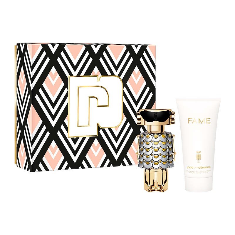 Paco Rabanne Fame Gift Set (Eau De Parfum Spray 50ml + Body Lotion 75ml) - Fragrance London