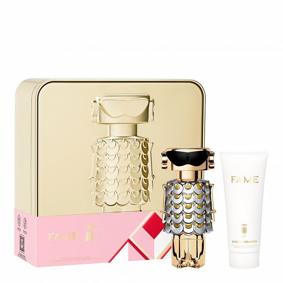 Paco Rabanne Fame Gift Set (Eau De Parfum Spray 50ml + Body Lotion 75ml) - Fragrance London