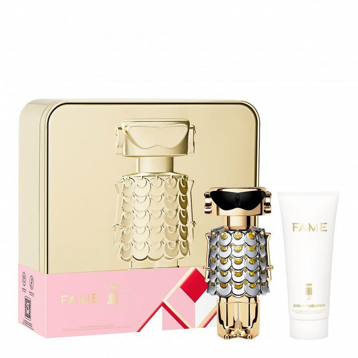 Paco Rabanne Fame Gift Set (Eau De Parfum Spray 50ml + Body Lotion 75ml) - Fragrance London
