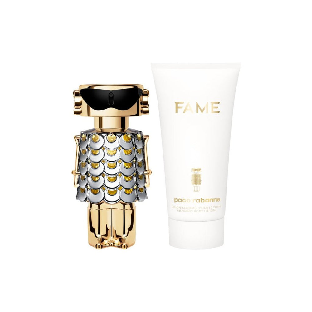 Paco Rabanne Fame Gift Set (Eau De Parfum Spray 50ml + Body Lotion 75ml) - Fragrance London