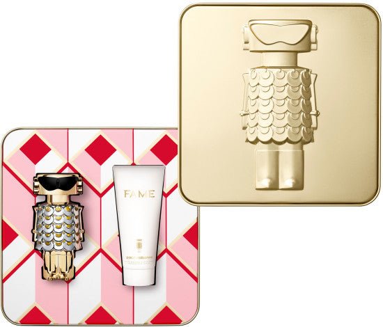 Paco Rabanne Fame Gift Set (Eau De Parfum Spray 50ml + Body Lotion 75ml) - Fragrance London