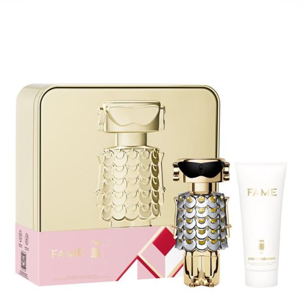 Paco Rabanne Fame Gift Set (Eau De Parfum Spray 50ml + Body Lotion 75ml) - Fragrance London
