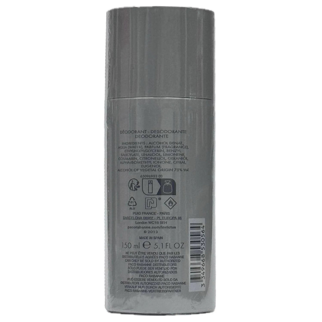 Paco Rabanne Invictus Deodorant Spray 150ml - Fragrance London