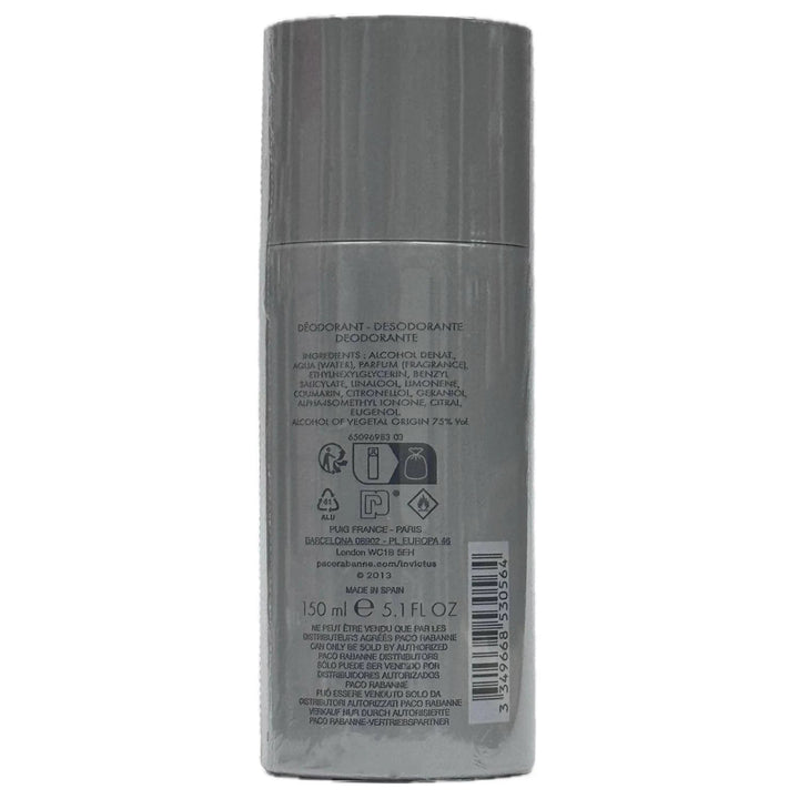 Paco Rabanne Invictus Deodorant Spray 150ml - Fragrance London