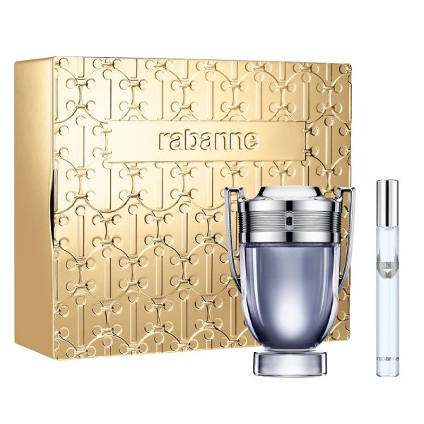 Paco Rabanne Invictus Gift Set (Eau De Toilette 100ml + Eau De Toilette 10ml) - Fragrance London