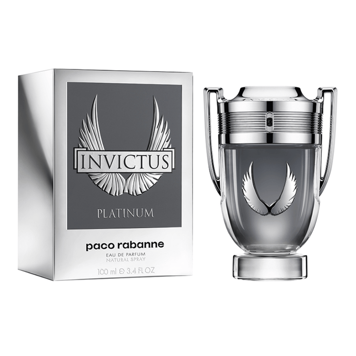 Paco Rabanne Invictus Platinum Eau De Parfum Spray 100ml - Fragrance London