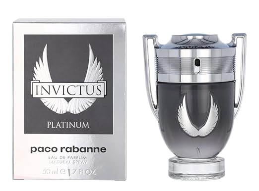 Paco Rabanne Invictus Platinum Eau De Parfum Spray 50ml - Fragrance London