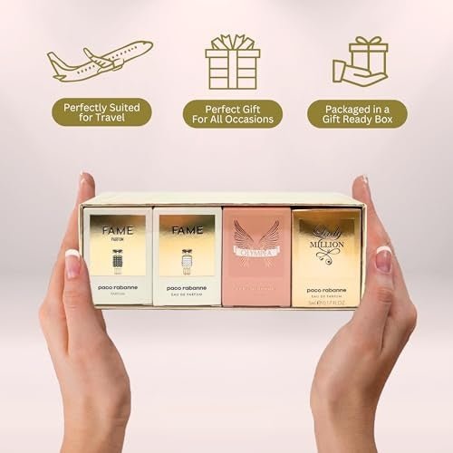 Paco Rabanne Ladies Miniature Gift Set (2 x 4ml + 5ml + 6ml) - Fragrance London