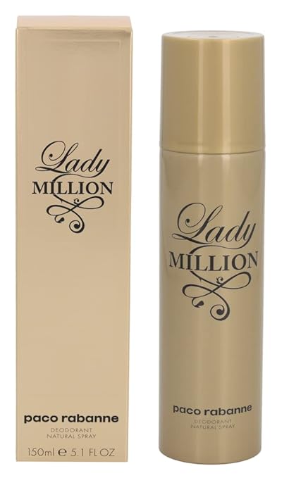 Paco Rabanne Lady Million Deo Spray 150ml - Fragrance London