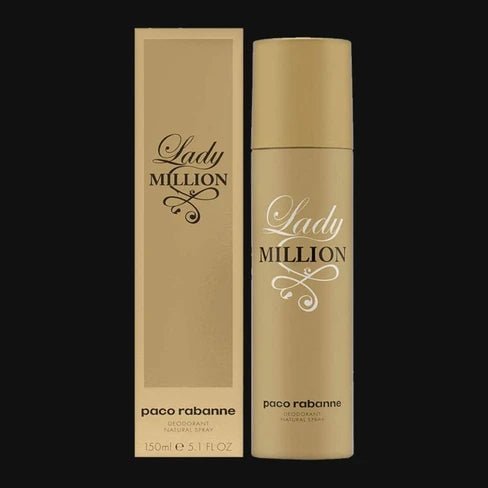 Paco Rabanne Lady Million Deo Spray 150ml - Fragrance London