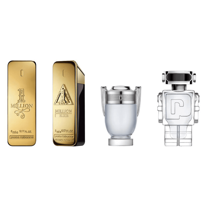 Paco Rabanne Mini Gift Set for Men (4 x 5ml) - Fragrance London