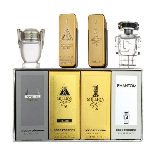 Paco Rabanne Mini Gift Set for Men (4 x 5ml) - Fragrance London