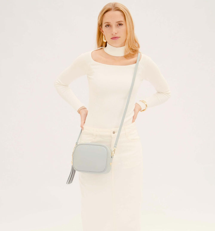 Apatchy London The Tassel Leather Crossbody Bag