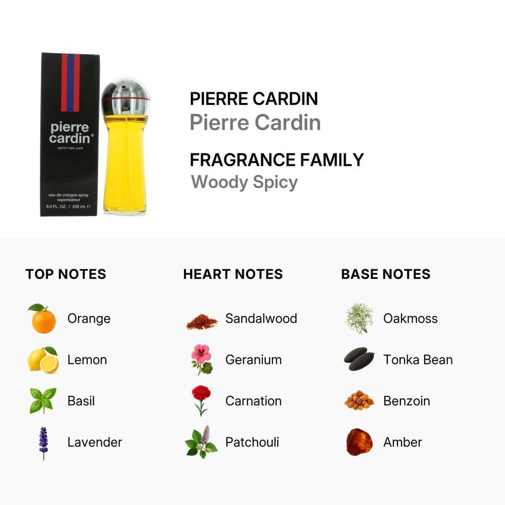Pierre Cardin Pour Homme Cologne Spray 238ml - Fragrance London