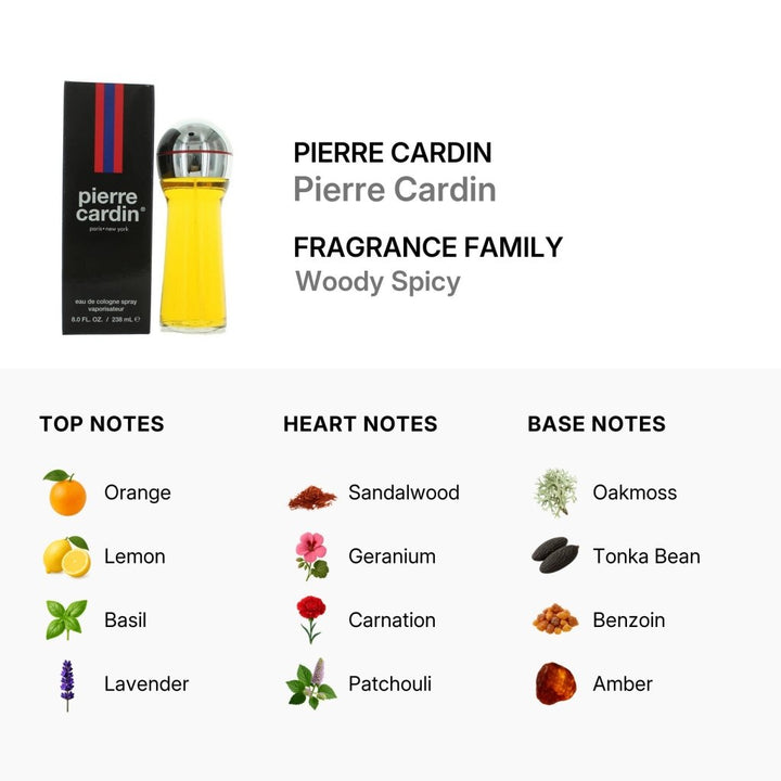 Pierre Cardin Pour Homme Cologne Spray 238ml - Fragrance London