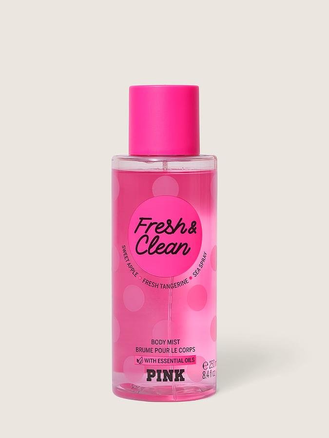 Pink Fresh & Clean Sweet Apple Fresh Tangerine Body Mist 250ml - Fragrance London