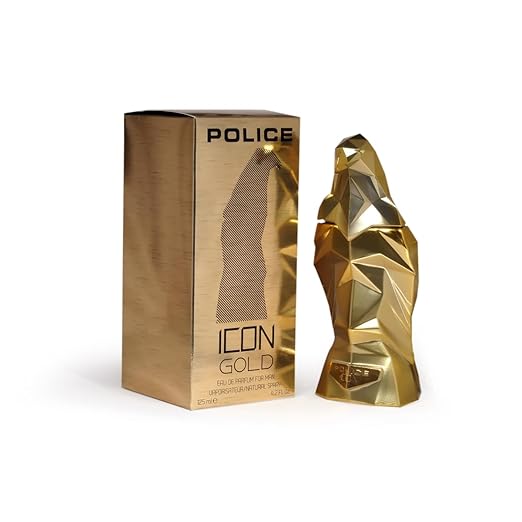 Police Icon Gold Eau De Parfum 125ml - Fragrance London