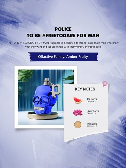 Police To Be #FreetoDare Man Eau de Toilette Spray 125ml - Fragrance London